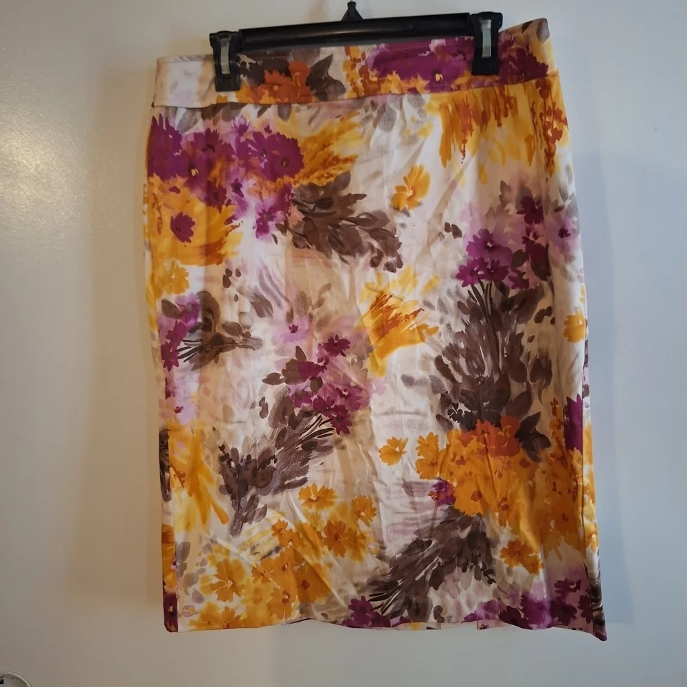 Sunny Leigh Floral Pencil Skirt